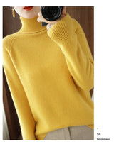 Fitted Turtleneck Sweater for Women - Image 3