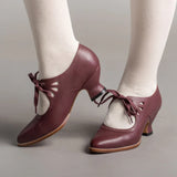 Lace-Up Heeled Shoes for Women - Image 3