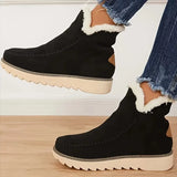 Warm Slip-On Ankle Boots for Women