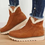 Warm Slip-On Ankle Boots for Women
