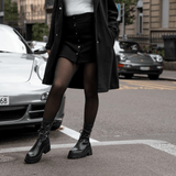 Collants doublés en polaire pour femmes