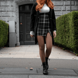 Collants doublés en polaire pour femmes