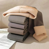 Collants doublés en polaire pour femmes