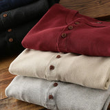 Long Sleeve Henley Shirt for Men - Image 10