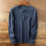 Long Sleeve Henley Shirt for Men - Image 6