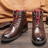 Lace-up Ankle Boots for Men - Image 1