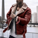 Belted Aviator Jacket for Men - Image 1