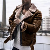 Belted Aviator Jacket for Men - Image 2