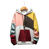 Knit Print Hoodie for Men