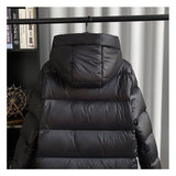 Hooded Longline Puffer Jacket for Women - Image 3