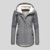 Hooded Fleece Lined Coat for Women - Image 1