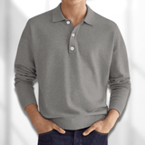 Men's Long Sleeve Classic Polo Shirt