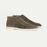 Men's Suede Ankle Boots | Slip-On
