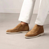 Men's Suede Ankle Boots | Slip-On