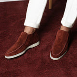 Men's Suede Ankle Boots | Slip-On