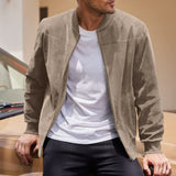 Panelled Zip-Up Jacket for Men