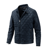 Quilted Jacket Men – Diamond Pattern & Padded Structure
