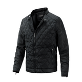 Quilted Jacket Men – Diamond Pattern & Padded Structure