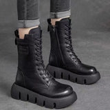 Lace-Up Platform Boots for Women - Image 4
