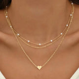 Layered Pendant Necklace for Women - Image 1