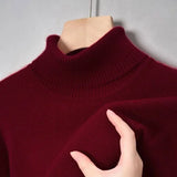 Fitted Turtleneck Sweater for Men - Image 4