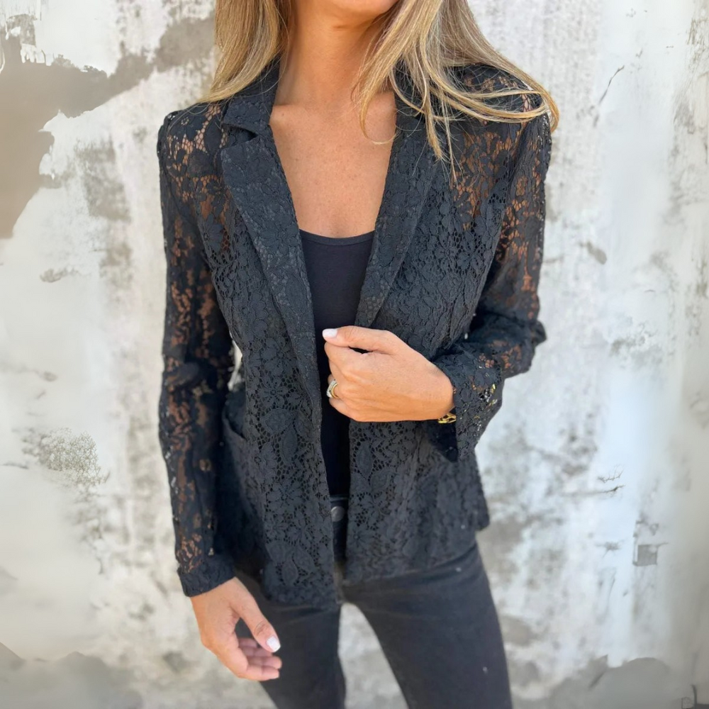 Long Sleeve Sheer Blazer for Women