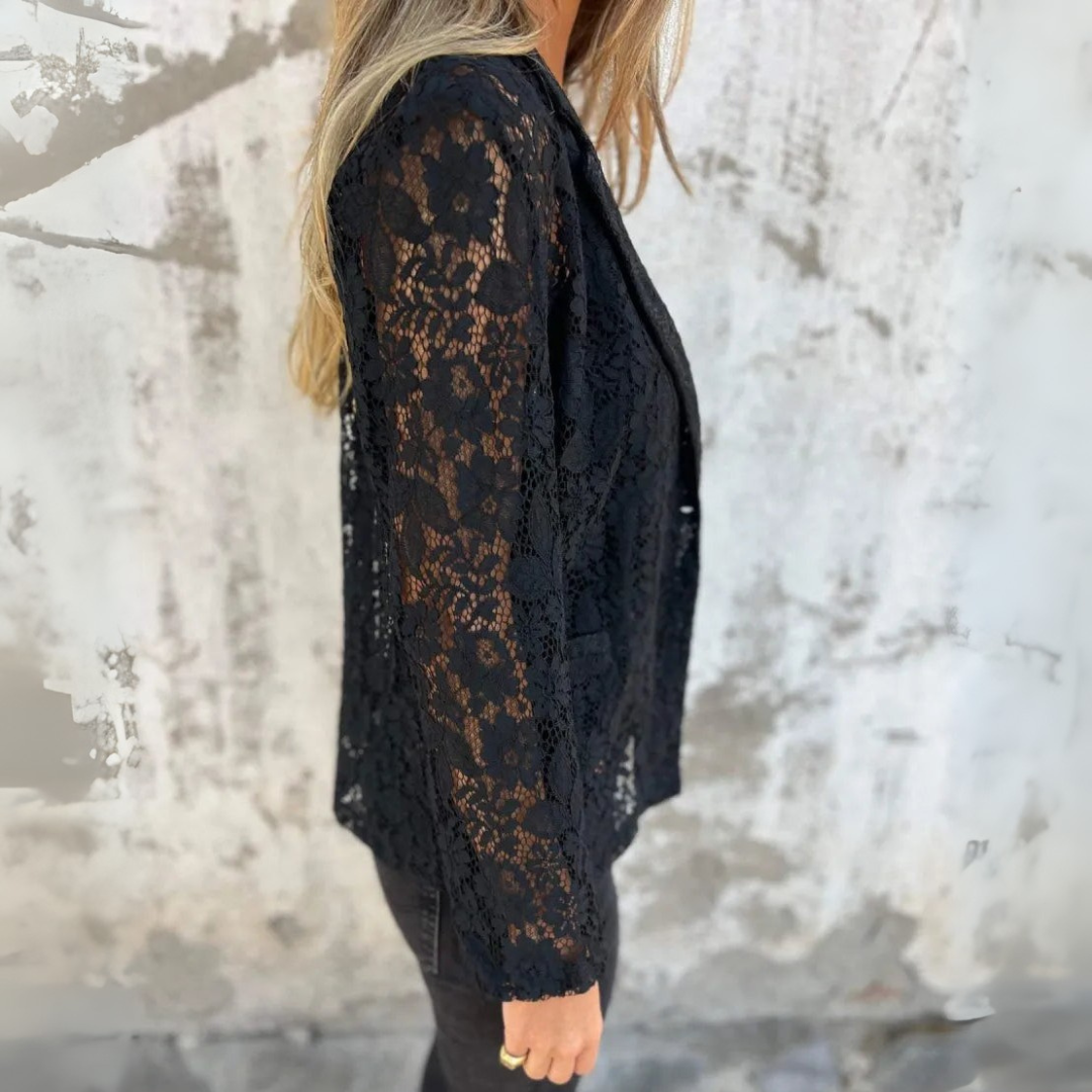 Long Sleeve Sheer Blazer for Women