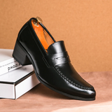 Slip-On Loafers with Stitched Detailing for Men