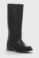 Stacked Heel Knee-High Boots for Women