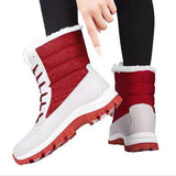 Cizme de iarnă pentru zăpadă cu căptușeală călduroasă pentru femei