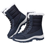 Cizme de iarnă pentru zăpadă cu căptușeală călduroasă pentru femei