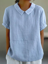 Peter Pan Collar Blouse for Women - Image 1