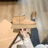 Faux Fur Lined Ankle Boots for Women - Image 8