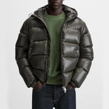 Hooded Puffer Jacket for Men - Image 8