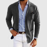 Knit Casual Blazer for Men - Image 5