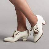 Lace-Up Heeled Shoes for Women - Image 2