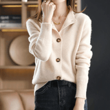 Button-Front Knit Sweater for Women - Image 5