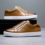 Image of Men's Lace-Up Low Top Sneakers