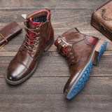 Lace-up Ankle Boots for Men - Image 3