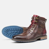Lace-up Ankle Boots for Men - Image 9