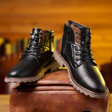 Lace-Up Ankle Boots for Men - Image 4