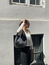 Image of Women's Woven Hobo Shoulder Bag