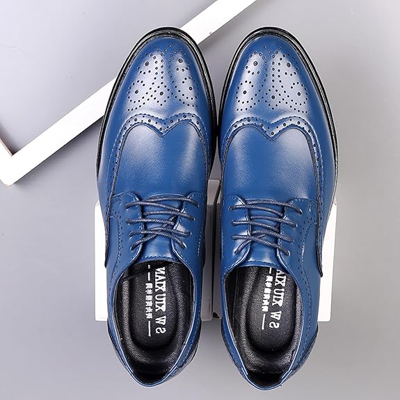 Wingtip Lace-Up Dress Shoes for Men