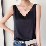 Sleeveless V-Neck Top for Women