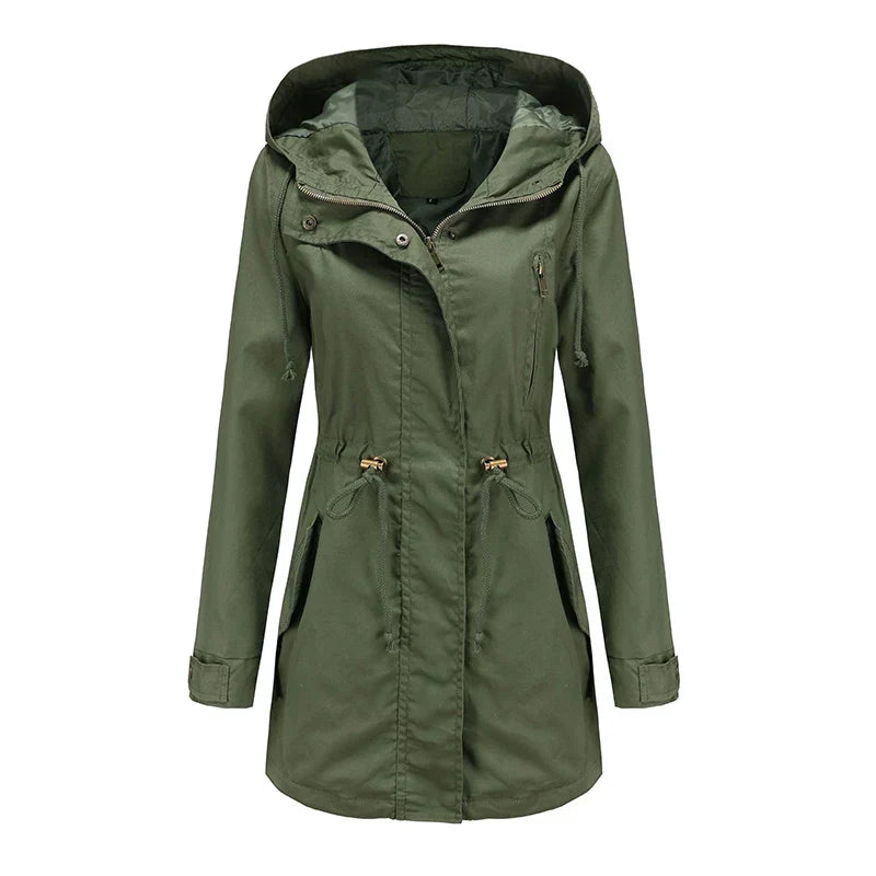 Women's Lightweight Hooded Zip-Up Jacket
