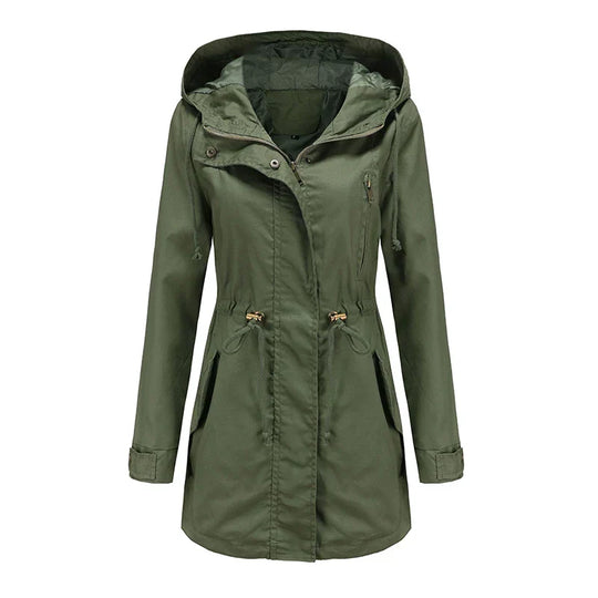 Women's Lightweight Hooded Zip-Up Jacket