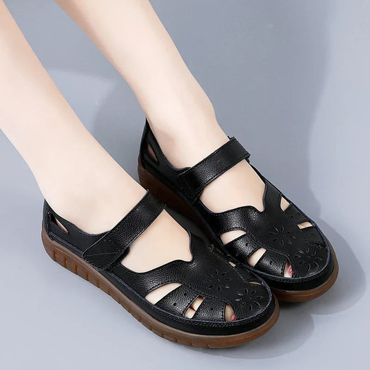Women's Closed Toe Summer Sandals Adjustable Strap
