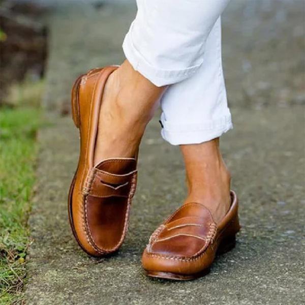 Defined Outsole Slip-On Loafers for Women