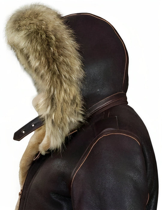 Bondino | B-7 Leather Jacket with Sheepskin - Luxury & Warmth