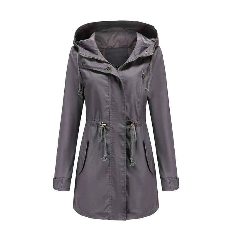 Women's Lightweight Hooded Zip-Up Jacket
